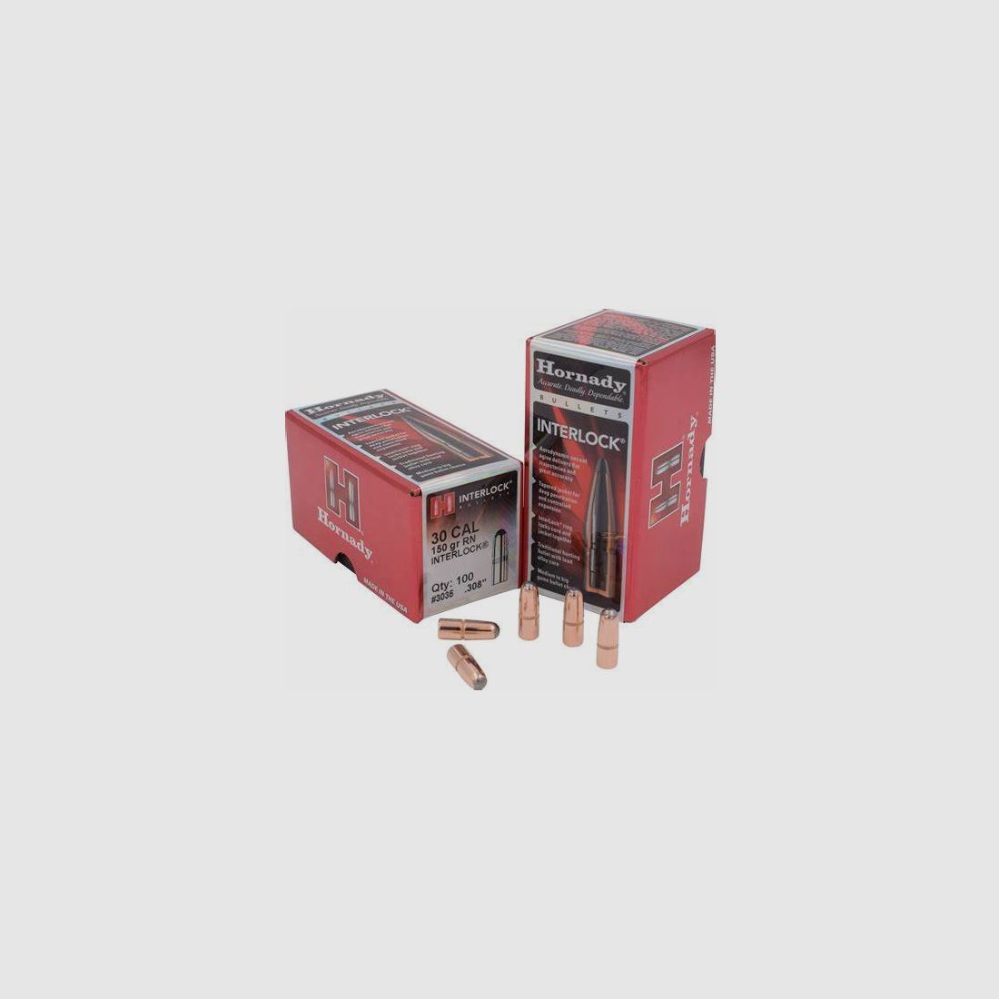 HORNADY 3035 RN INTERLOCK Geschosse