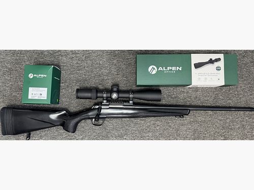 Browning X-Bolt .223 with muzzle thread, riflescope