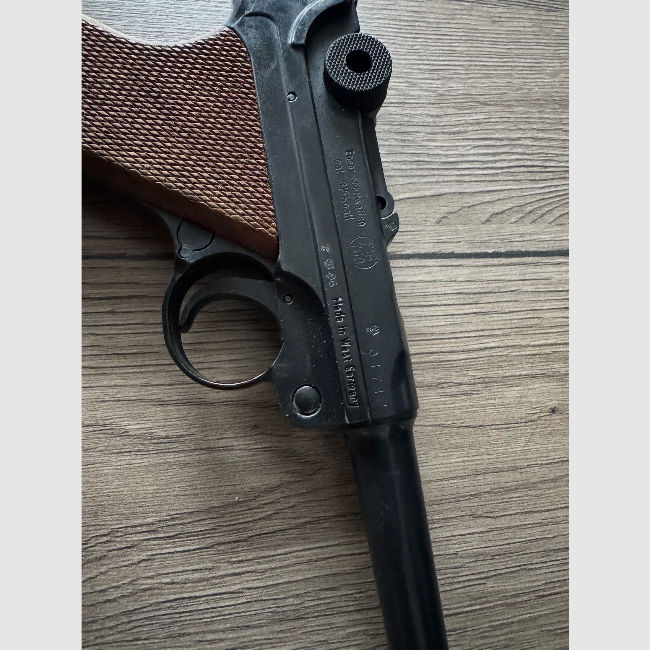 IWG Parabellum 08 blank firing gun sports weapon