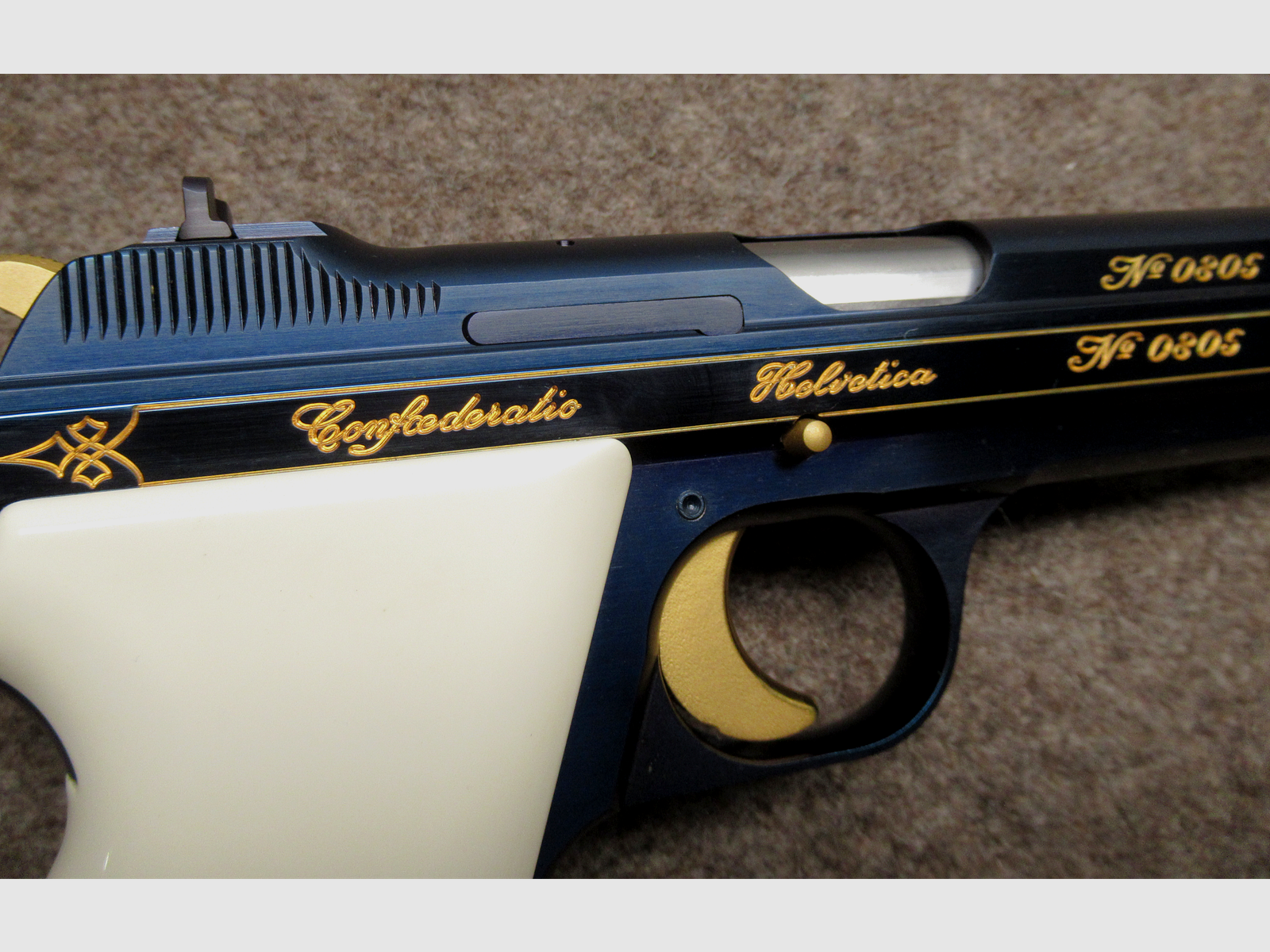 AB-64 pistolet SIG mod. P210 700e cal. 9mm Para, image 3 sur 7