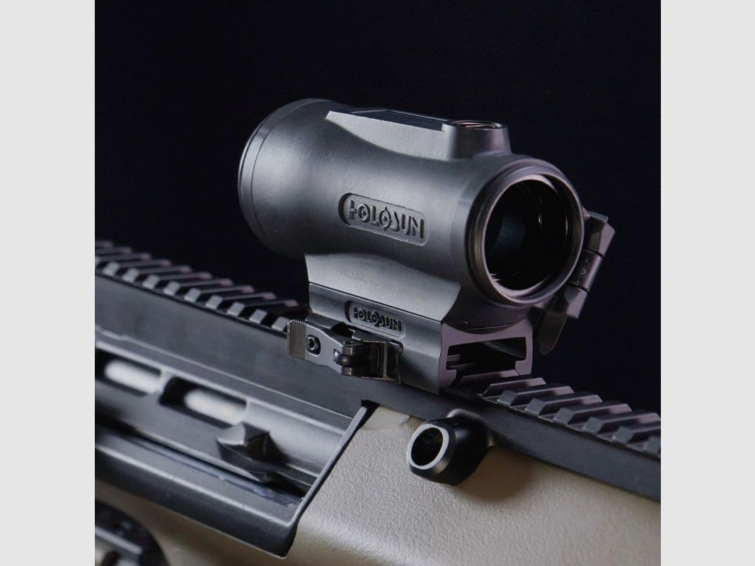 Holosun Reflexvisier HE530G-GR mit grünem Wechselabsehen: 2MOA Dot & 65MOA Circledot, Bild 7 von 8
