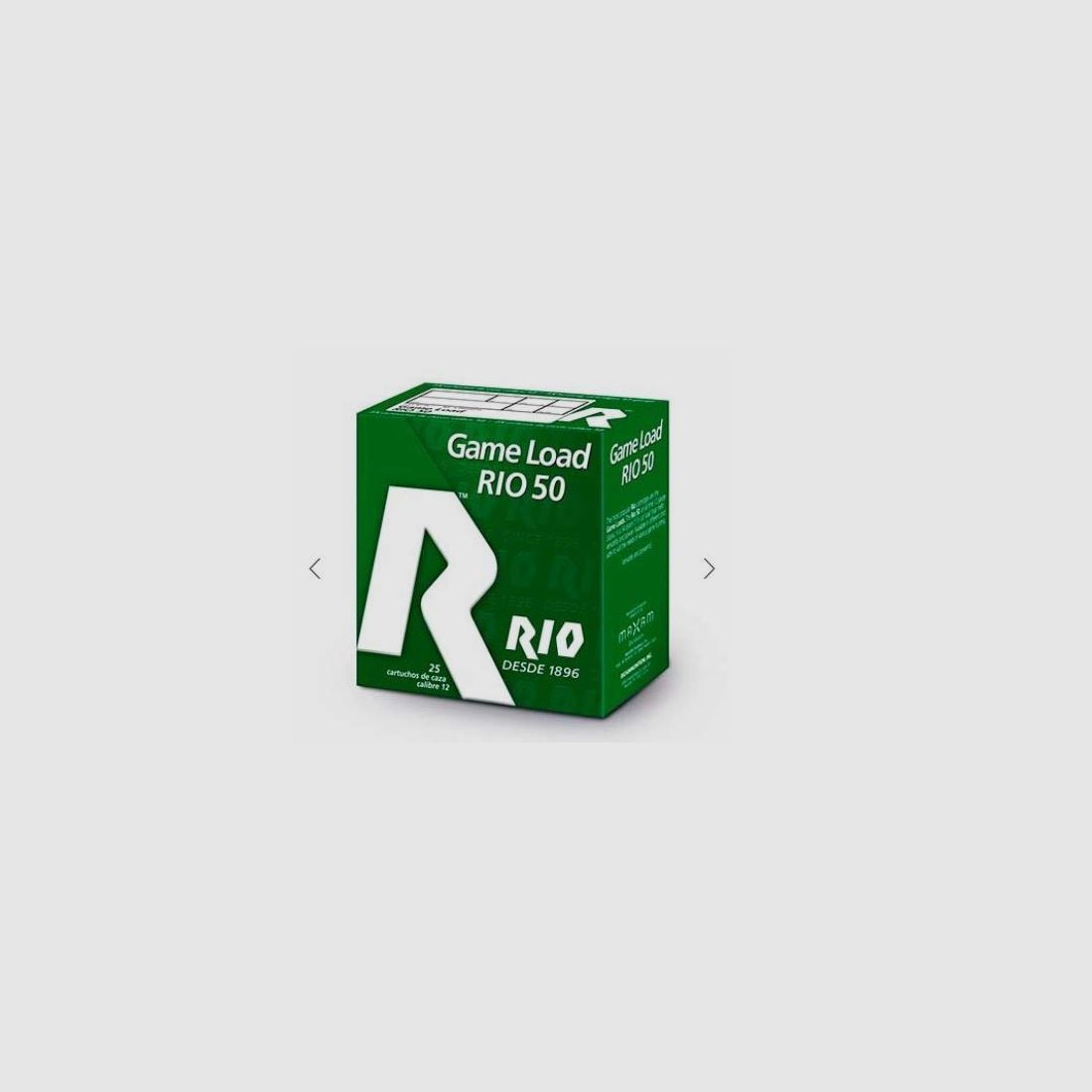 PATRONEN RIO - Game Load 50 Dispersor - BTE von 25 - Kal. 12/70, Schrot 5