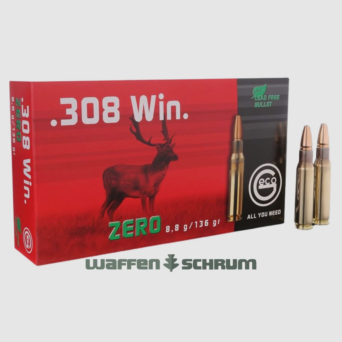 Geco Zero 8.8g - 136gr .308Win