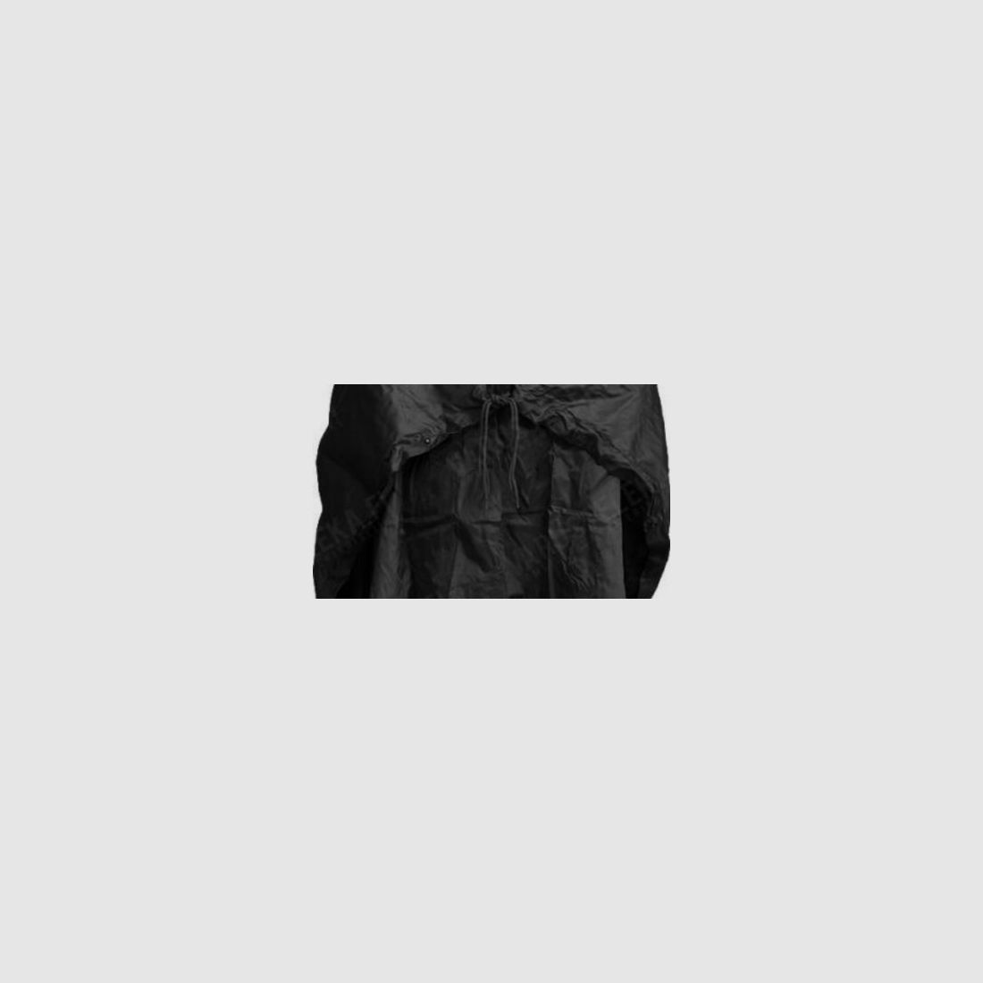 Poncho ripstop noir et vert, image 2 sur 3