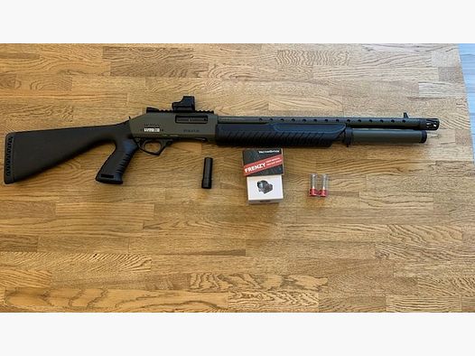 Fabarm PF Martial OD Green 20" 12/76 incl. Zubehör