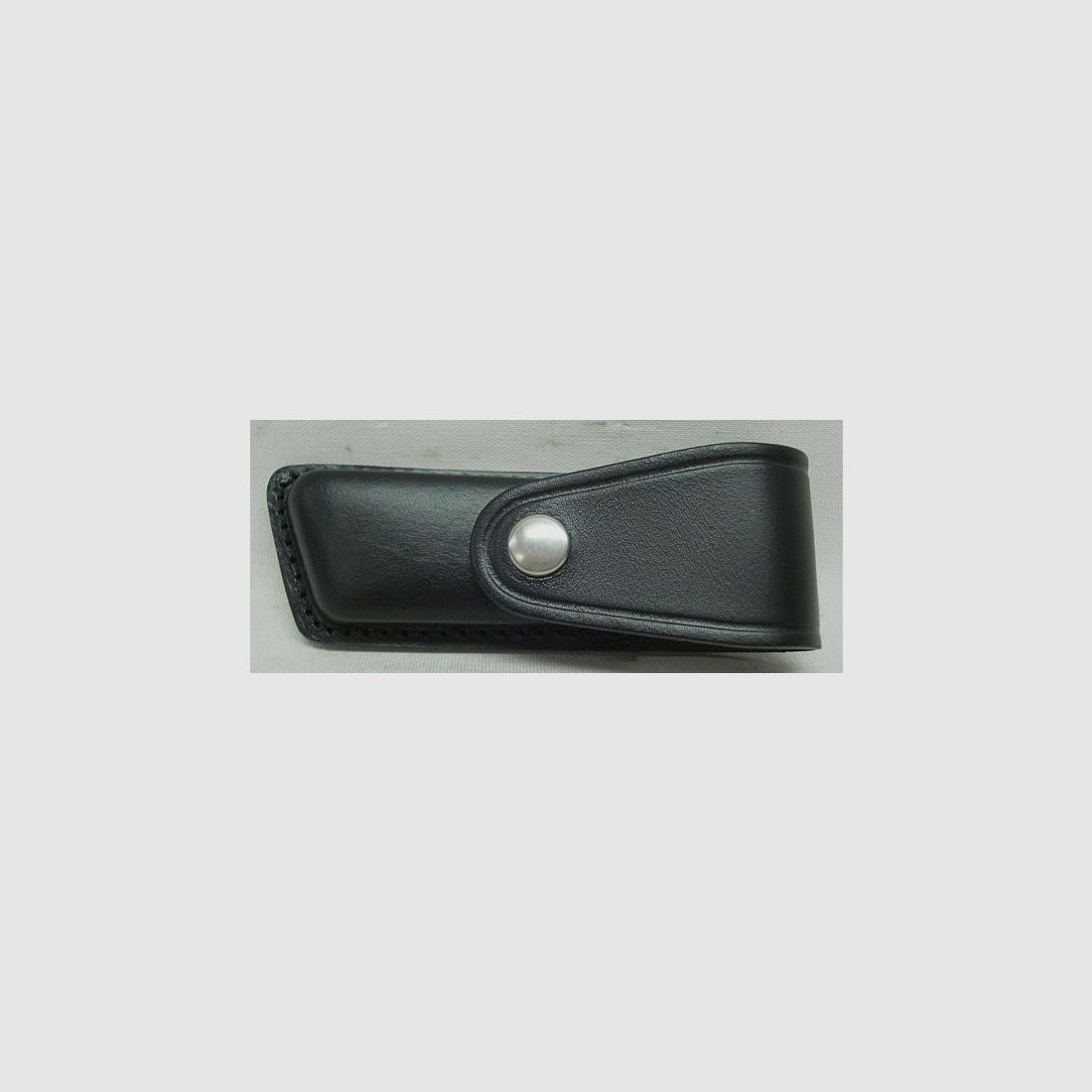 Leather case black Small - Handle length: 10 cm, cowhide
