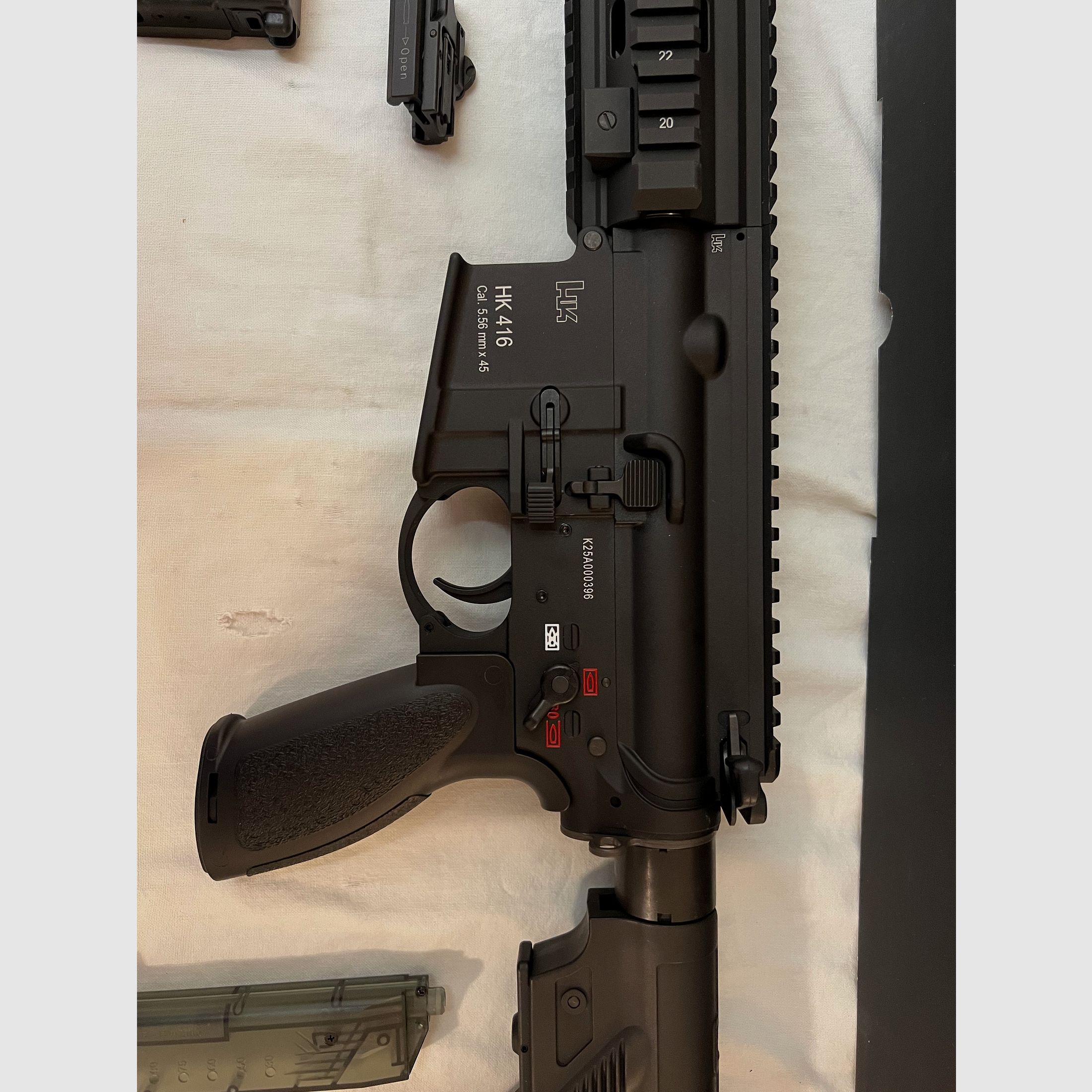 Umarex VFC Heckler & Koch HK416 A5 Airsoft Vollmetall Gas-Blow-Back 6mm BB schwarz - Generation 3 neu  leicht zerkratzter Handschutz NP 650€