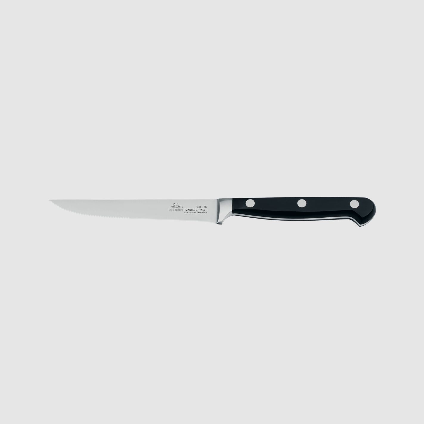 Due Cigni - Steakmesser Serie "Florenz" mit gezahntem Blatt