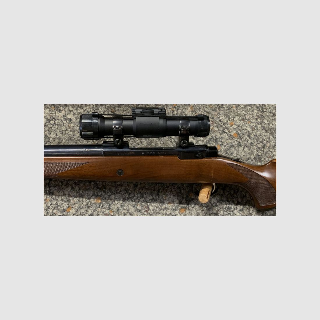 Ruger M77 .458 Winchester Magnum, 61cm Lauf, Aimpoint 9000L 2MOA Leuchtpunkt