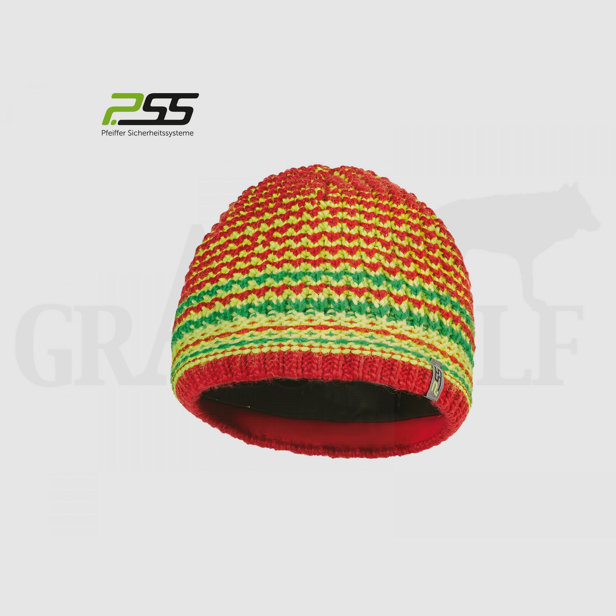 PSS Beanie red/yellow