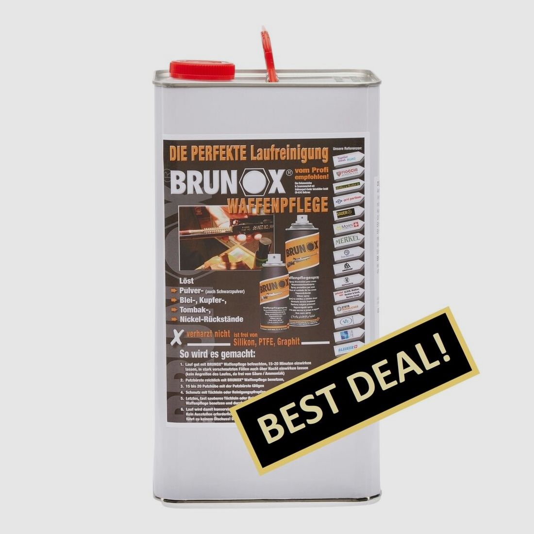 BRUNOX Waffenpflege Kanister: 5 Liter