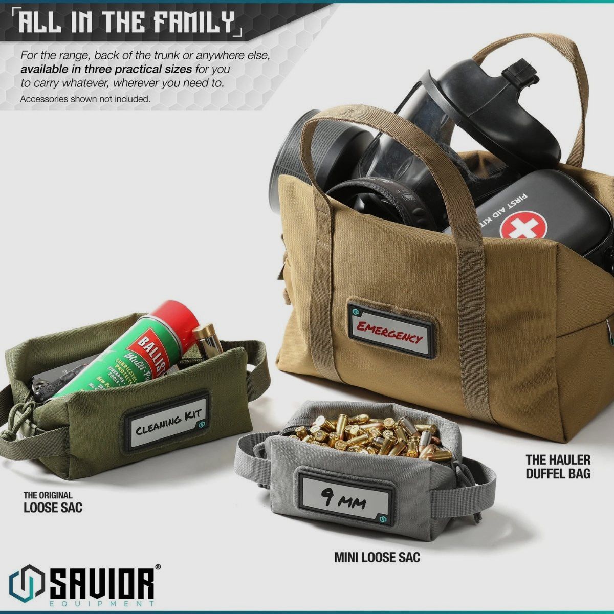 Savior - Mała torba na amunicję - Loose Sac Mini - Soft Ammo Carrier 4-pack - Morski - SP-MINIAMST-4P-TE, zdjęcie 4 z 6