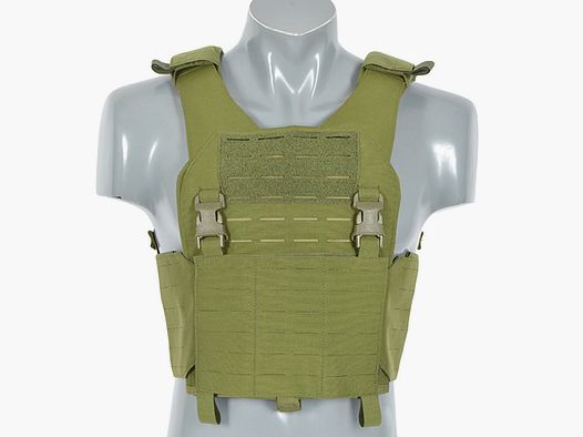 Buckle-Up Laser Cut Plate Carrier - Olive Cordura [8FIELDS PREMIUM]