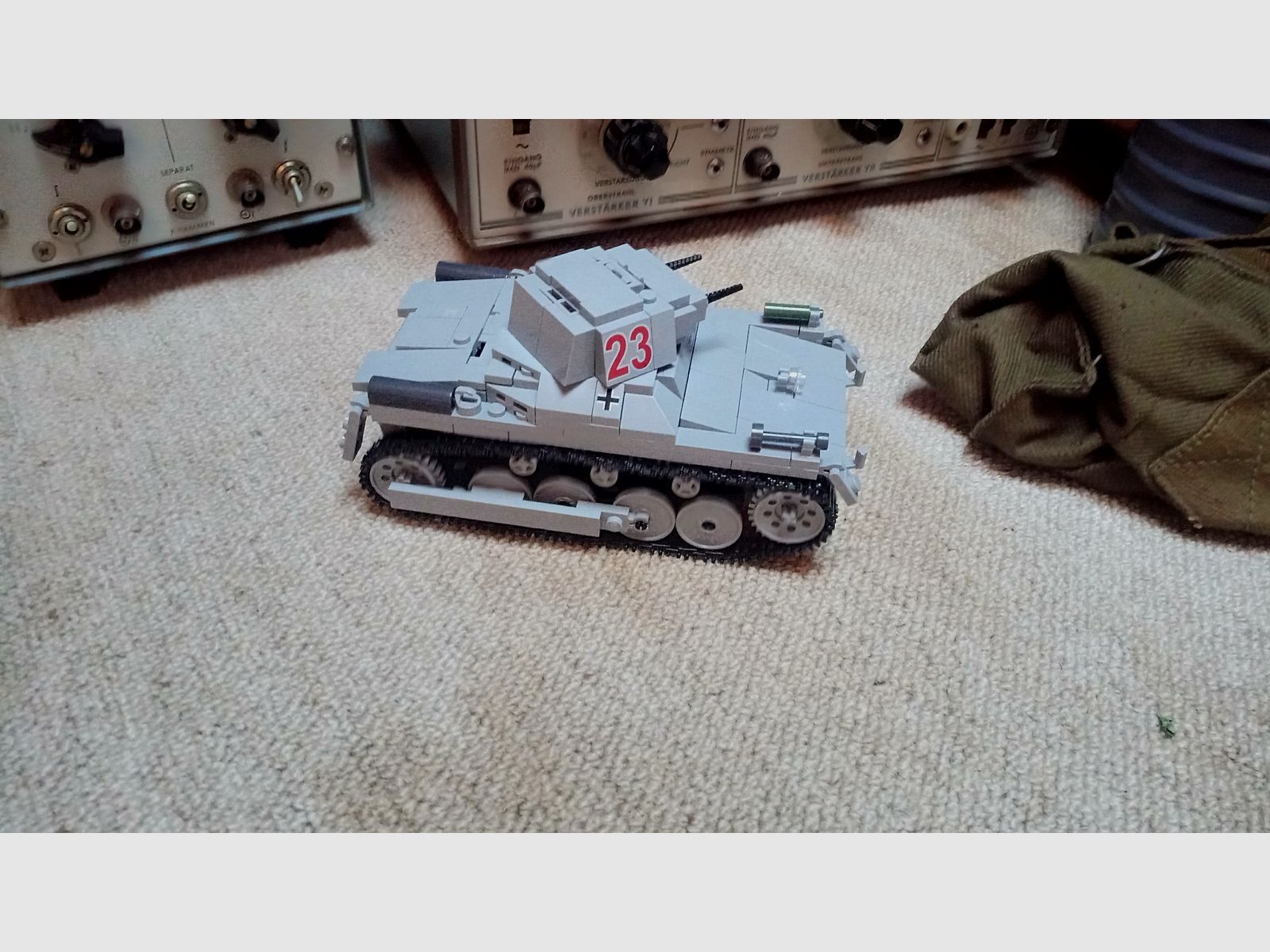 Cobi Duitse WK2 Panzer I / PzKpfw (1) Ausf. A (met dubbele MG-13) Klemmbausteinen Lego compatibel Product-Nr. 2474