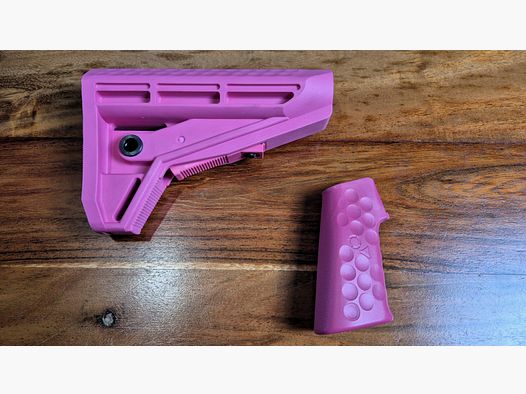 Oberlandarms AR15 Griff Buttstock pink