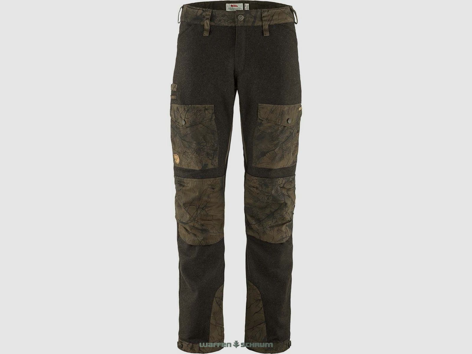 Fjällräven Pants Värmland Wool Dark Olive - Dark Olive Camo