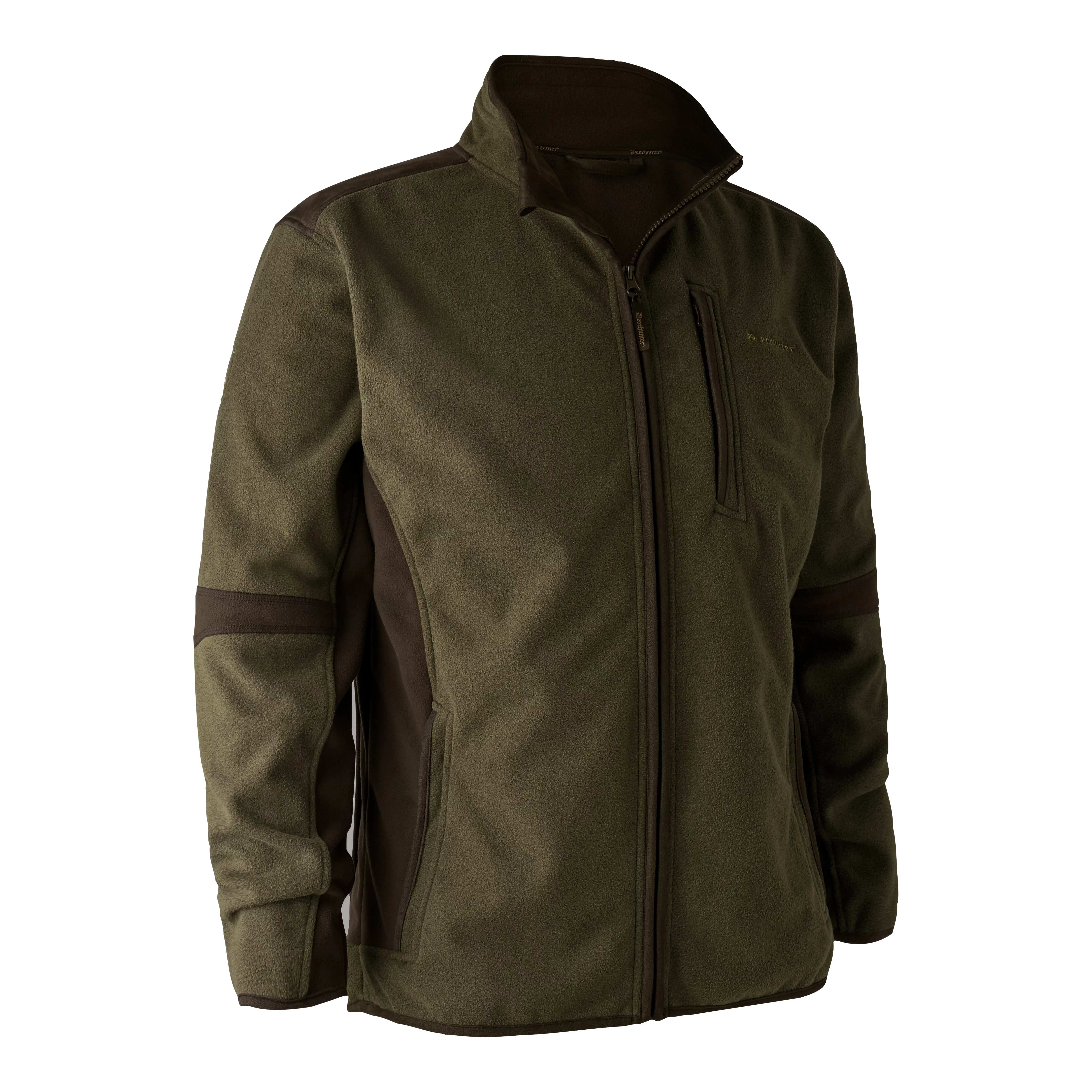 Gamekeeper giacca in bonded fleece - Graphite Green Melange, immagine 4 di 5