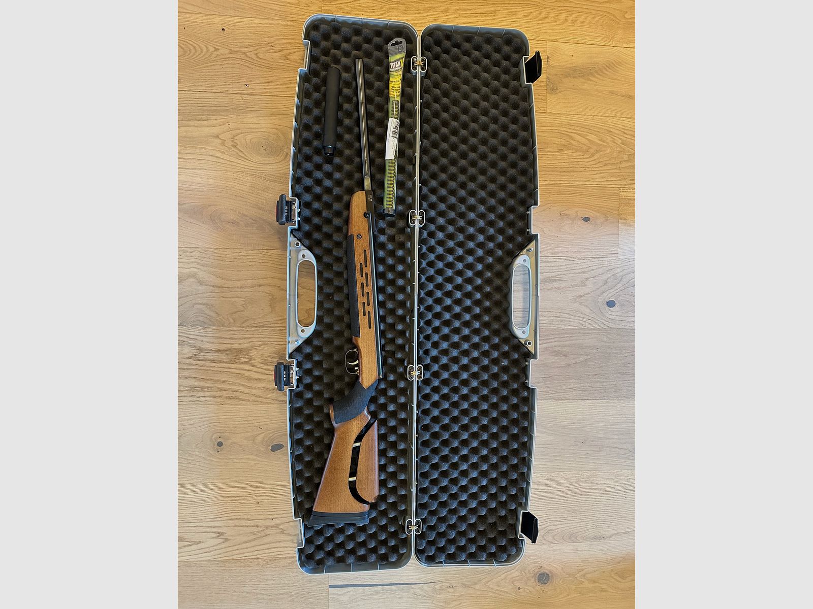 Weihrauch HW98 5,5mm mit Schalldämpfer und Koffer