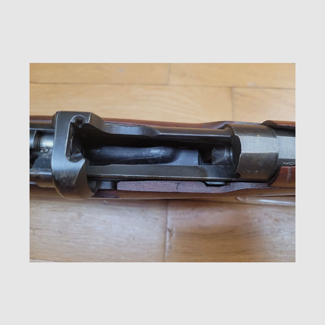 Sehr schöner englischer Gewehr Lee Enfield MKIII (*) – Sehr seltene englische Herstellung aus dem Zweiten Weltkrieg von B.S.A. aus 1943! – Originalkaliber 303 British – Mononummer – MUSEUMSZUSTAND!, Bild 22 von 41