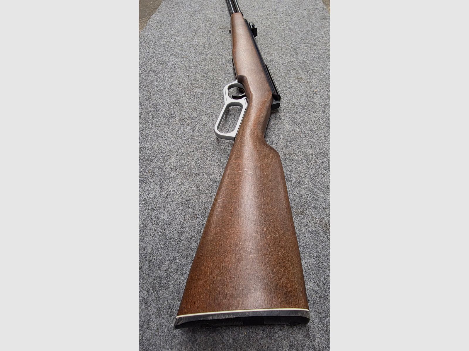 Con foglio pubblicitario e manuale d'uso !!! Raro fucile ad aria compressa Western a leva inferiore Haenel Mod. 580 in ottime condizioni, immagine 10 di 20