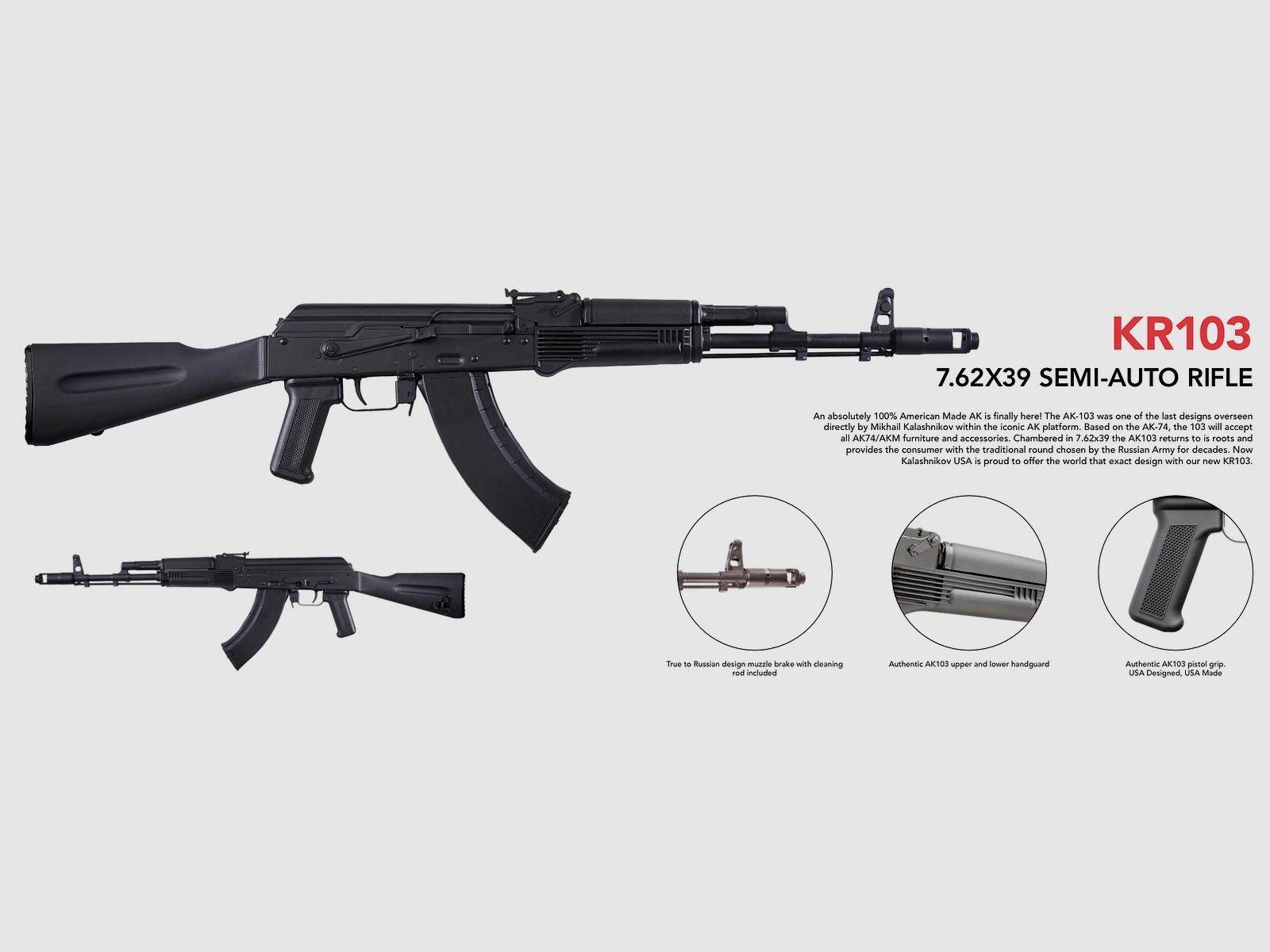 KALASHNIKOV / CARABINE SEMIAUTO / TUTTI I MODELLI, immagine 2 di 5