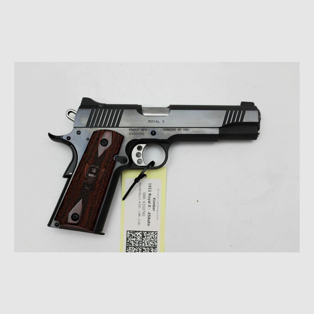 Kimber 1911 Royal II mit Rimfire Target Wechselsystem .45Auto + .22lr