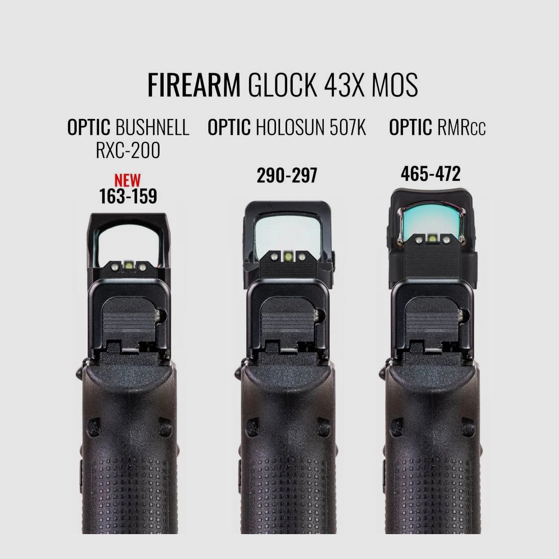 NIGHT FISION Glock 42/43/43X Stealth Tritium Sight 290-297 BB, Bild 3 von 7