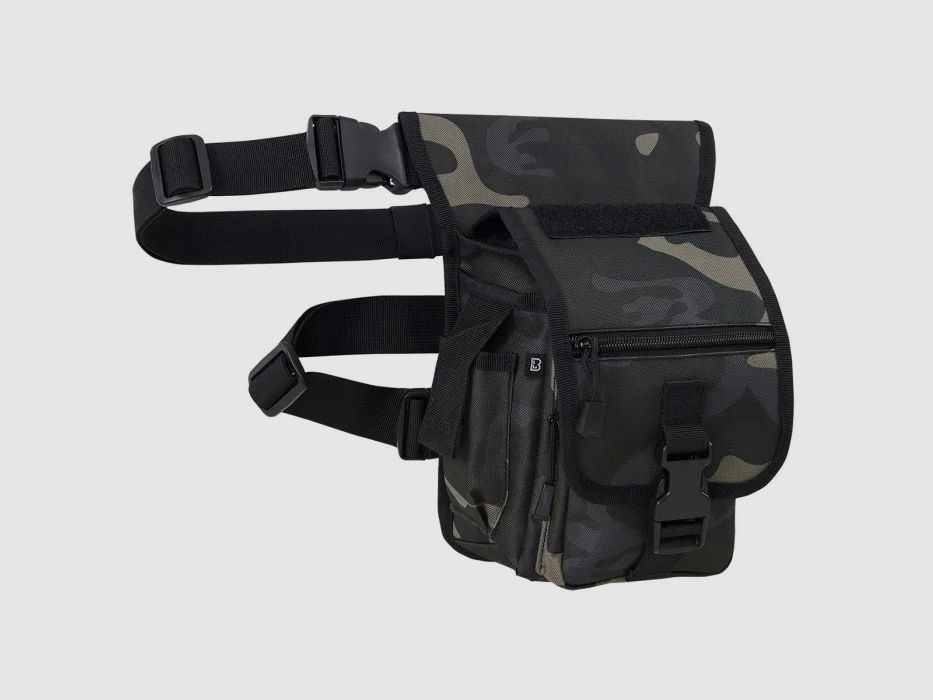 Hüfttasche mit Oberschenkel-Befestigung "Side Kick Bag" - Dark Camouflage