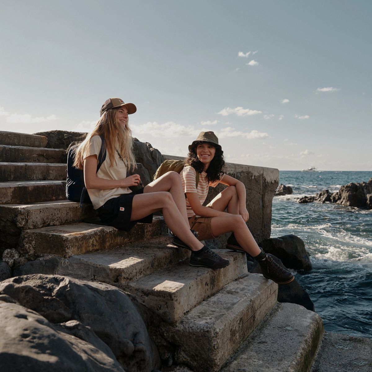 FJÄLLRÄVEN Vardag Cappellino da camionista Marrone grano saraceno