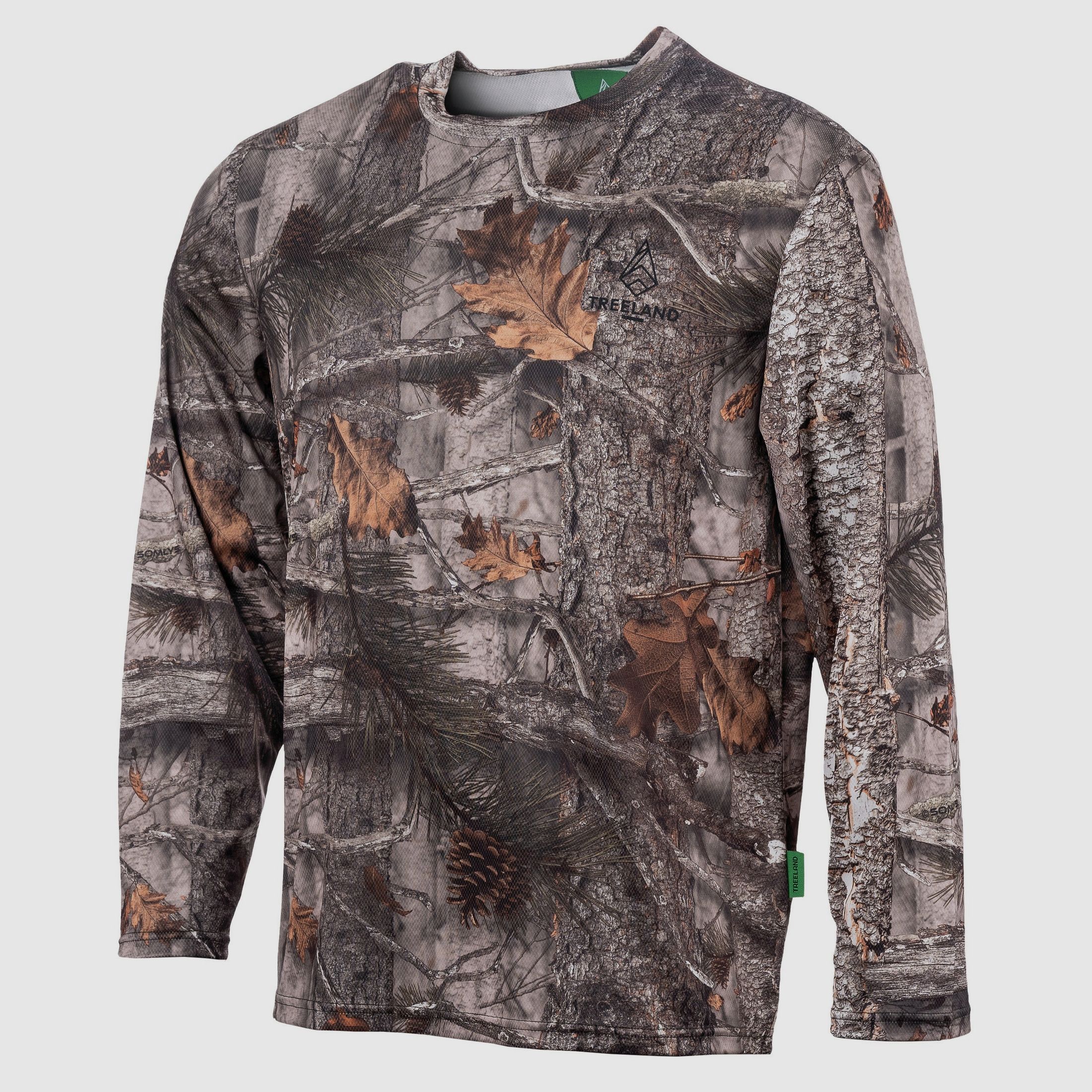 T-Shirt mit langen Ärmeln Treeland Camo 3XL / Camo Wald, Bild 6 von 7