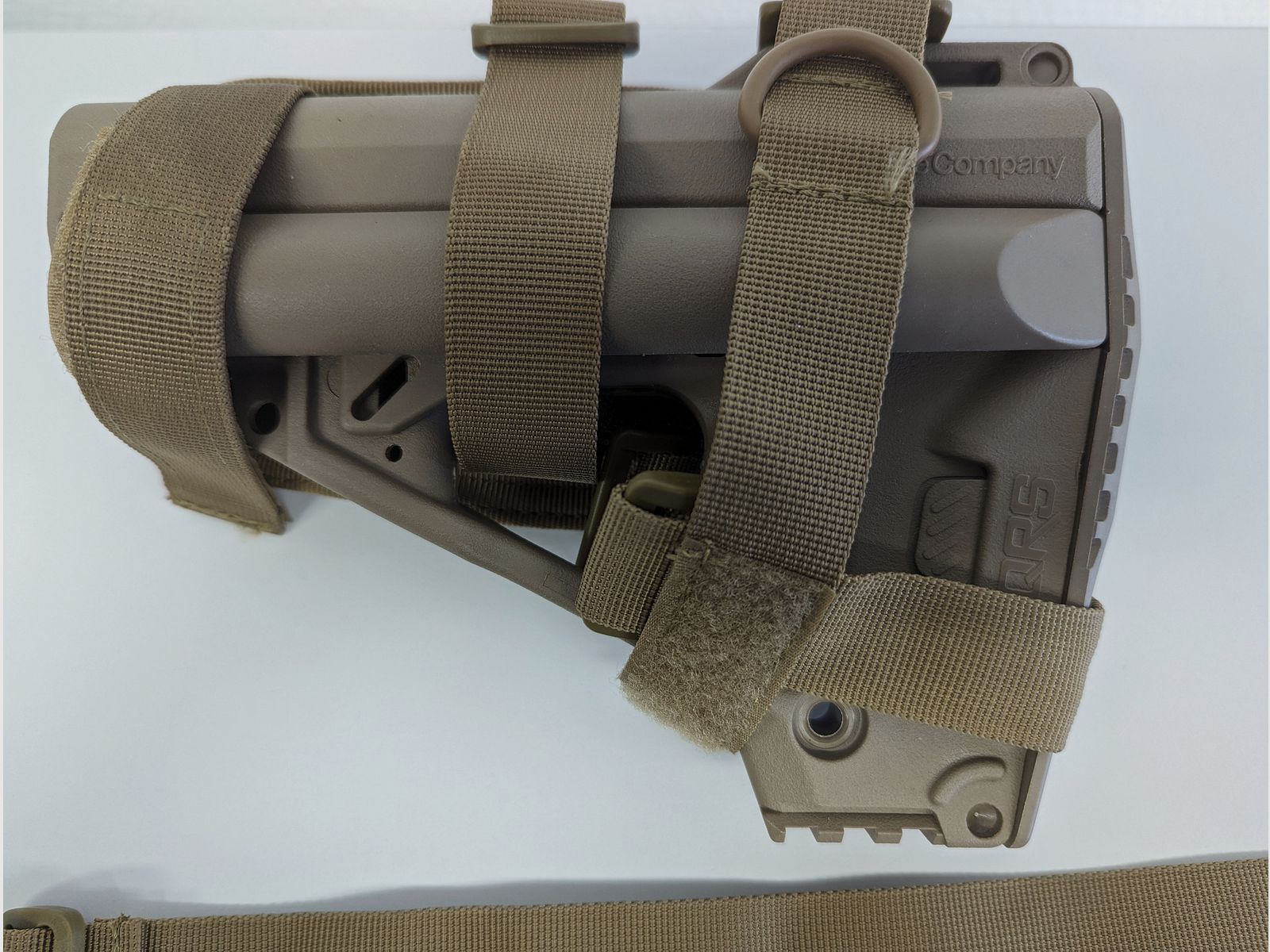 Condor Airsoft Softair bolsa pouch para baterías LiPO más grandes M4 AR15 culata trasera FDE Coyote