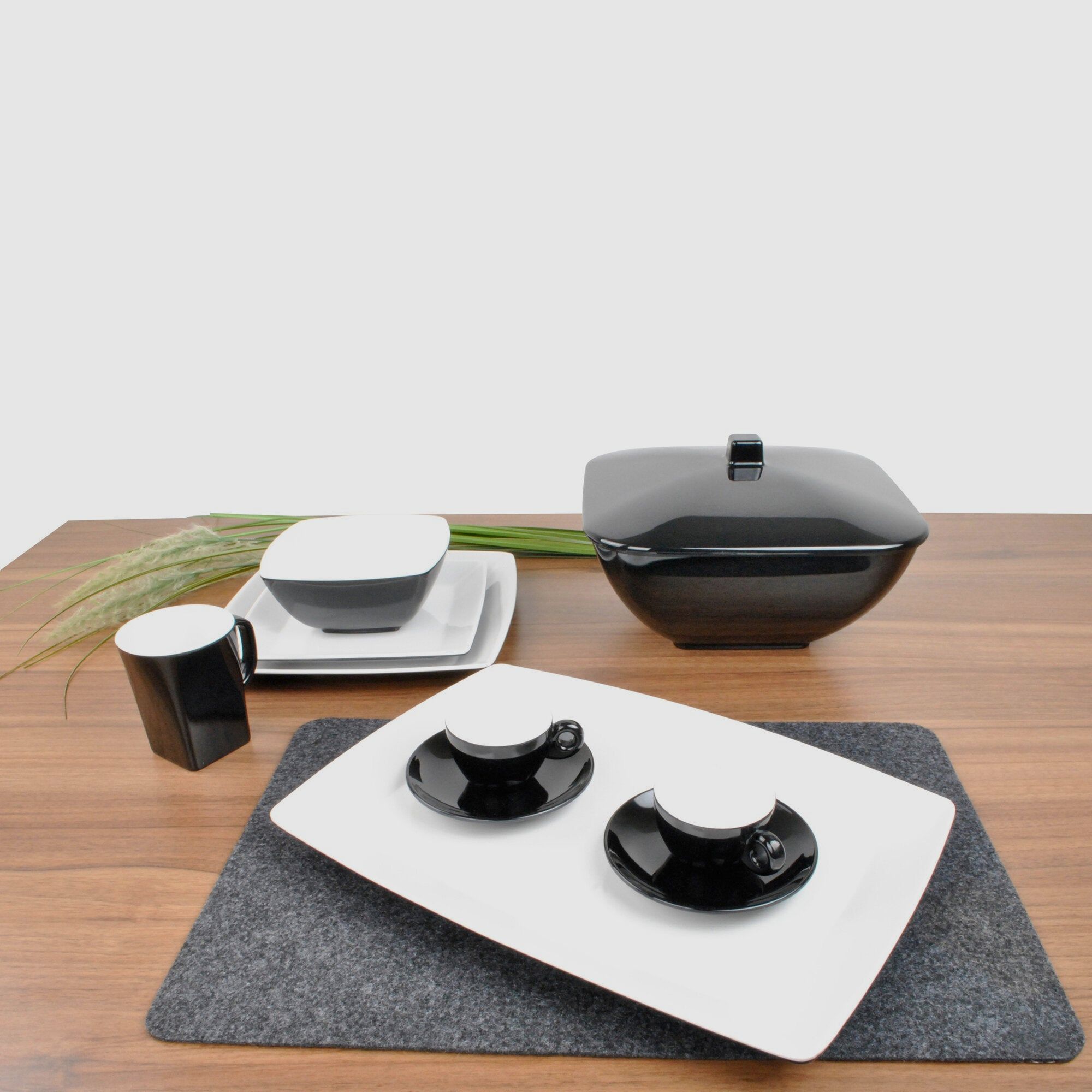 Egg Cup Solid Line, granite gray, set of 4, image 11 of 12