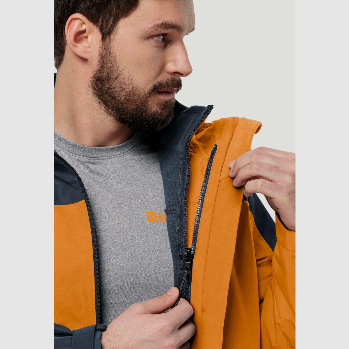 JACK WOLFSKIN Taubenberg 3in1 Jkt M Safflower