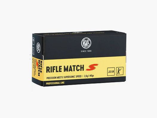 Munición RWS 22 LR Rifle Match S