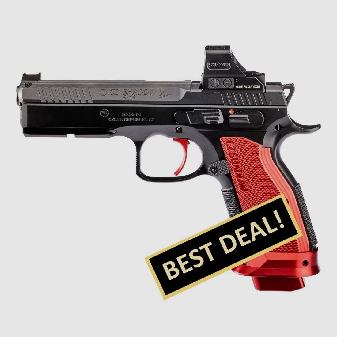 CZ Pistole Shadow 2 HS 508T Combo Red 9 mm Luger