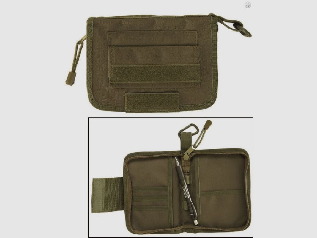 MELDEBLOCK ORGANIZER CASE OLIV
