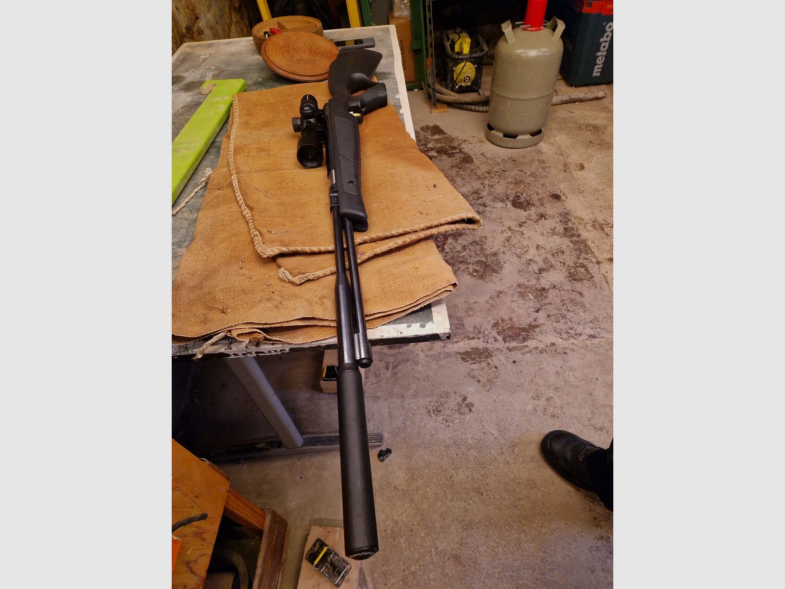 HW97 black Weihrauch Unterhebelspanner 4,5mm .177 F 7,5J
