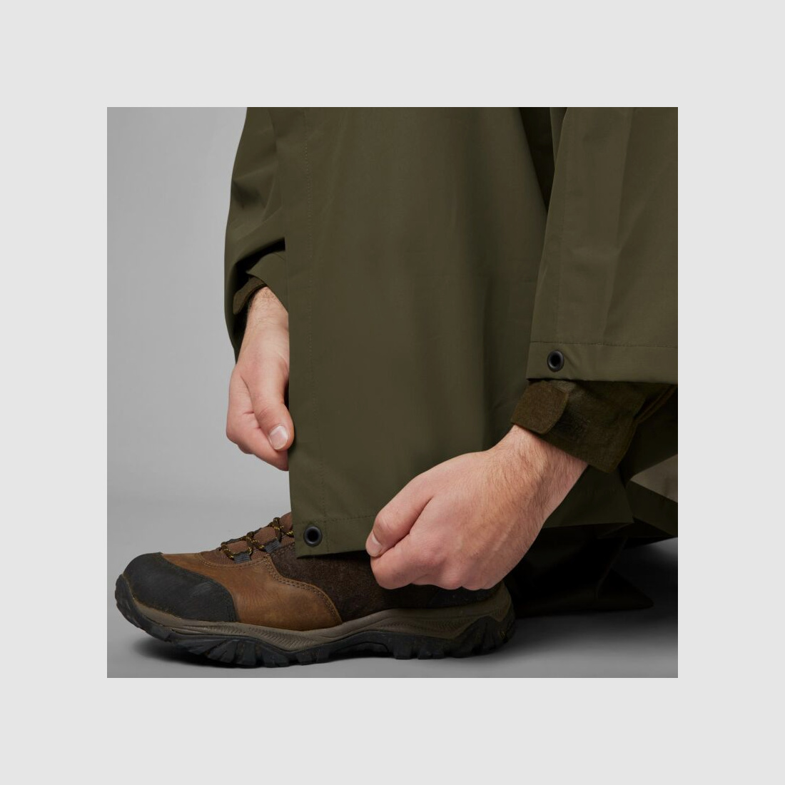 Seeland Herren Regenponcho Taxus Pine green