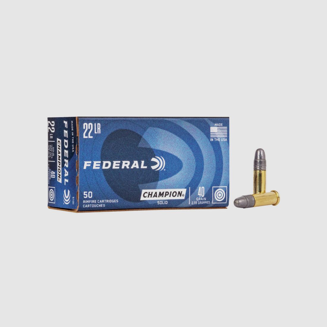 Federal Champion Training .22 LR 40GR LRN 500 Patronen