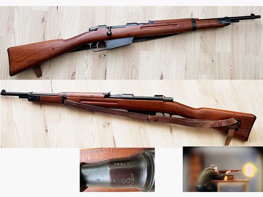 Terni Carcano von 1941 nummerngleich, mit Munition