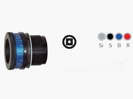 Centra Square Glas M22 3,8-5,8 Ringkorn