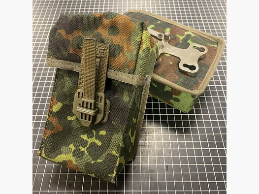 Miltec - BW Magazintasche G3	 Flecktarn mit Adapter