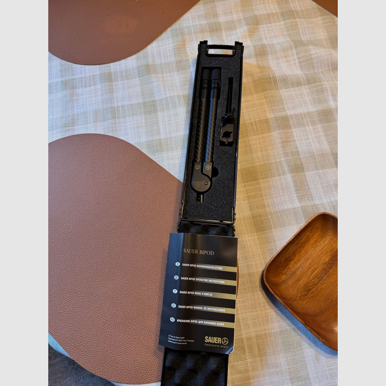 Sauer 404 .308 Win, steel system, with Leica Fortis 6, 2nd stock pair and extensive accessories - as good as new