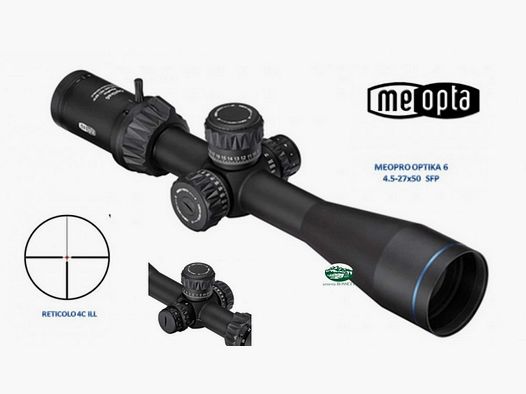 MEOPTA MEOPRO OPTIKA 6 4,5-27X50 RD SFP 4C illuminato