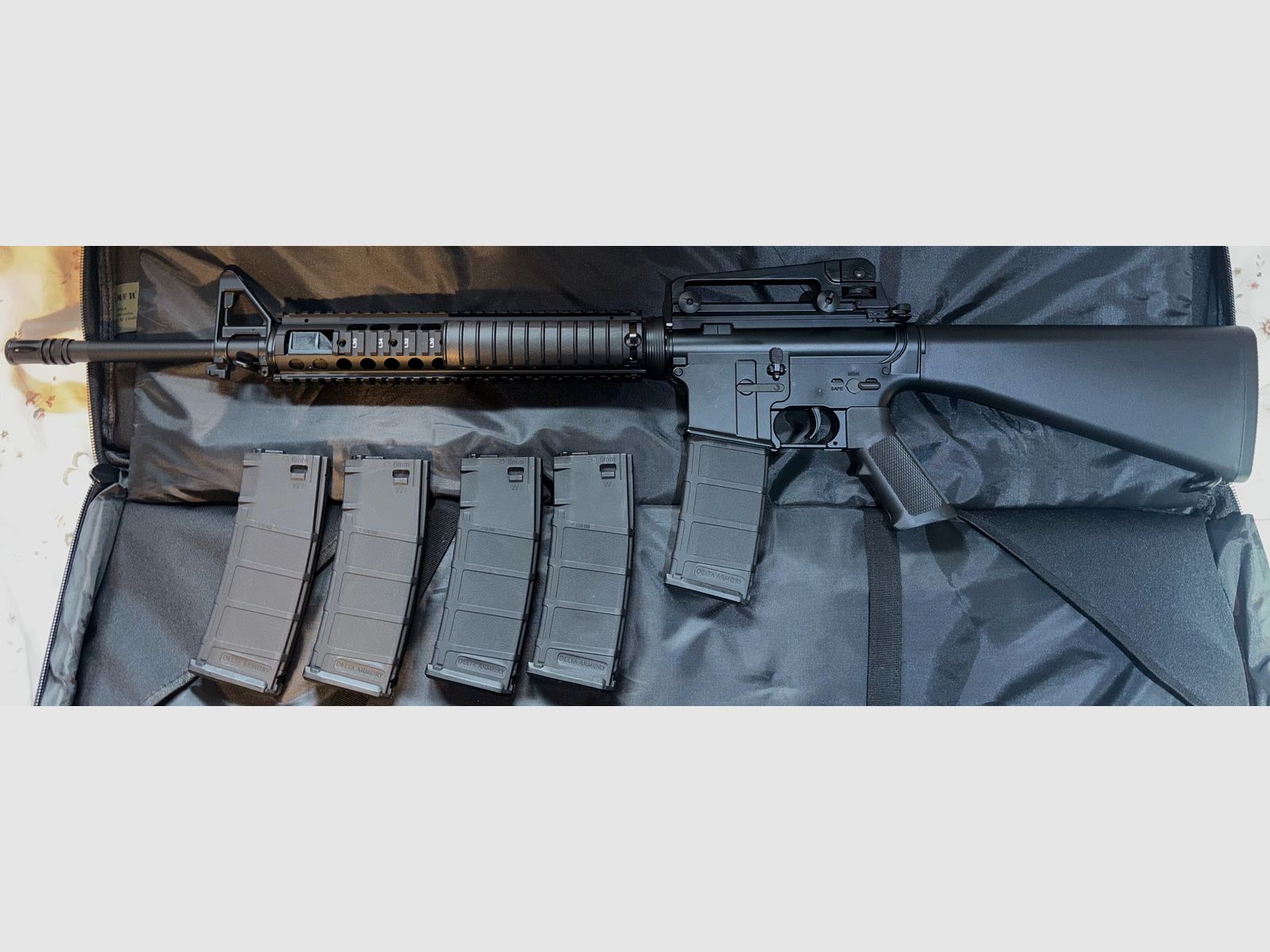 Begadi M16 A4 Sport -GEN.5- Upgrade S-AEG mit PRO HopUp, Begadi CORE EFCS / Mosfet & FSWS (frei ab 18 J.)