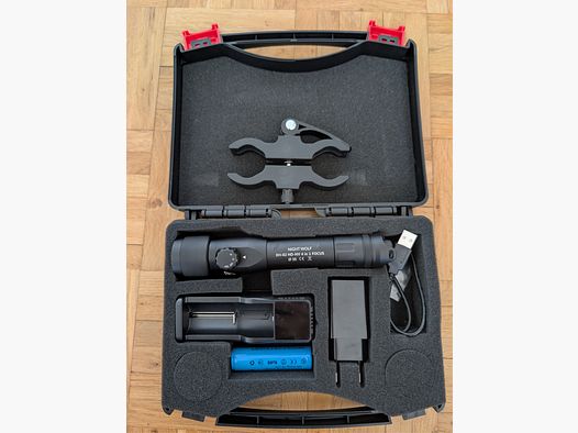 NIGHT WOLF XH-02 HD-NV IR lamp set dimmable with accessories