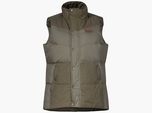 Bergans Nordmarka Outdoor Down Vest Women Green Mud S