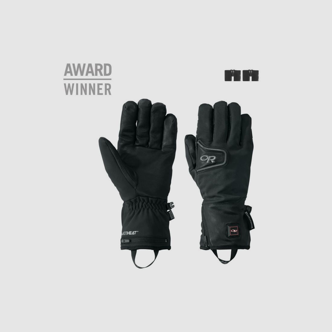 Outdoor Research Stormtracker Heated Gloves Black L