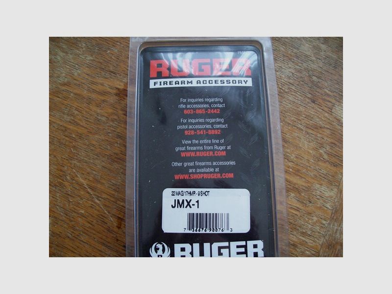 Rarität Ruger 9 Schuss Magazin 22 WMR (Magnum)