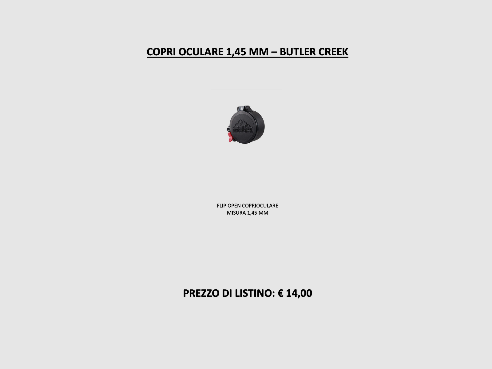Butler Creek – Oculairbescherming 1,45 mm, afbeelding 3 van 3